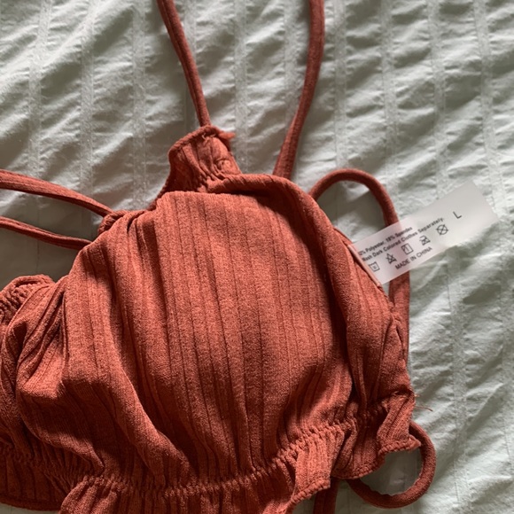 CUPSHE burnt orange string bikini - Picture 3 of 3